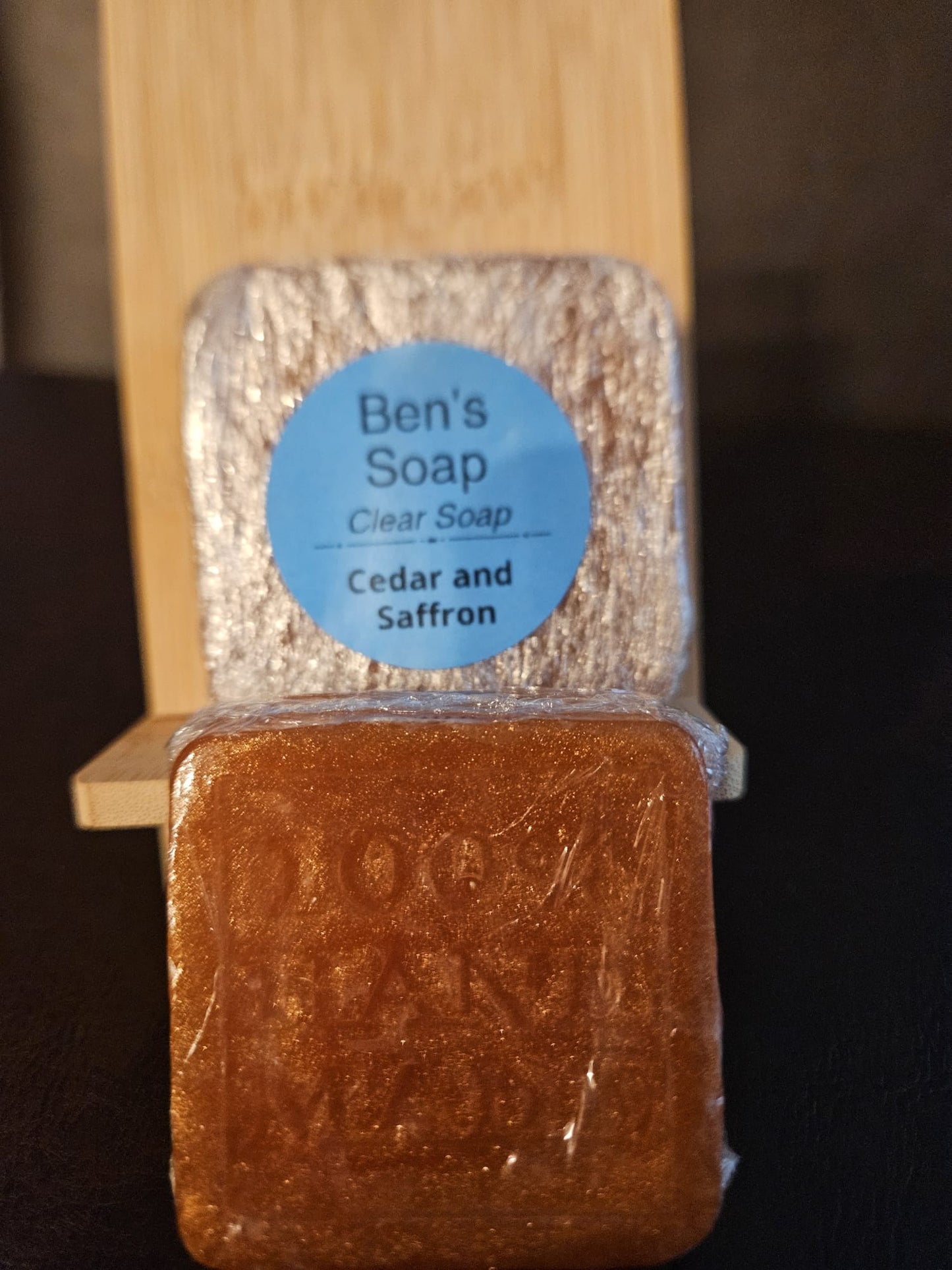 Cedar and Saffron Clear Soap