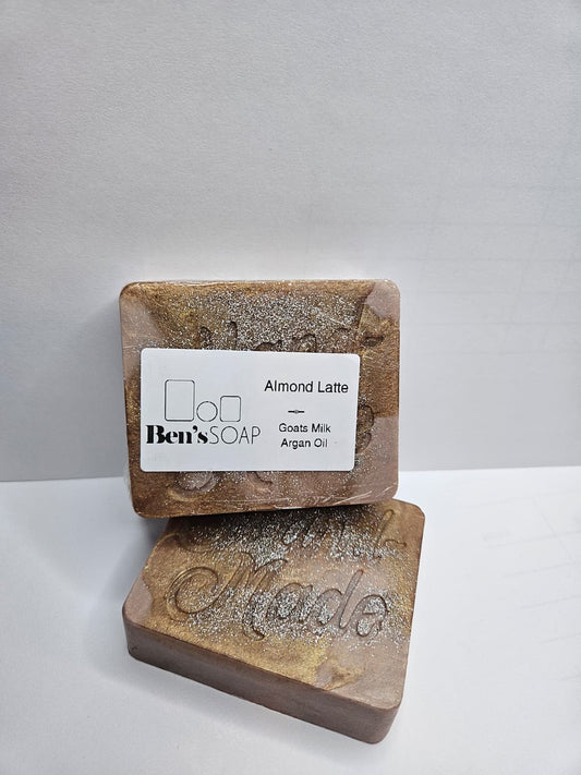Almond Latte Goat's milk and Argon oil Soap
