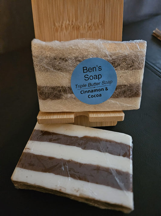 Cinnamon and Cocoa Three Butter Soap