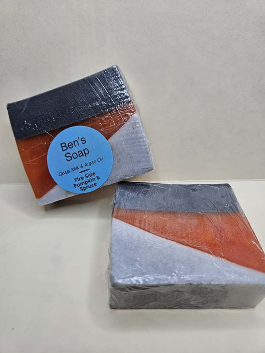 Fire Side Pumpkin and Spruce Goat's Milk and Argan Oil Soap