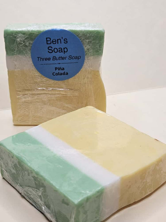 Pina Colada Three Butter Soap