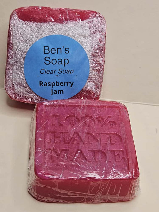 Raspberry Jam Clear Soap