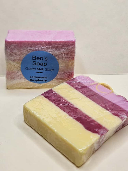 Raspberry Lemonade Goat's Milk Soap
