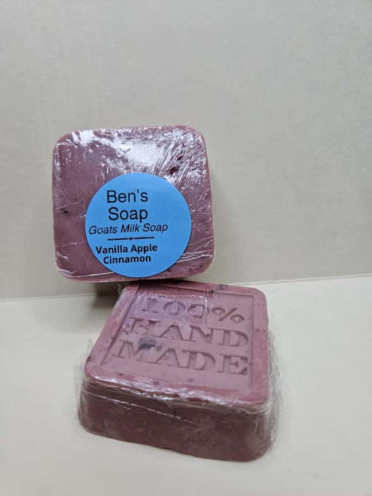 Vanilla Apple Cinnamon Goat's Milk Soap