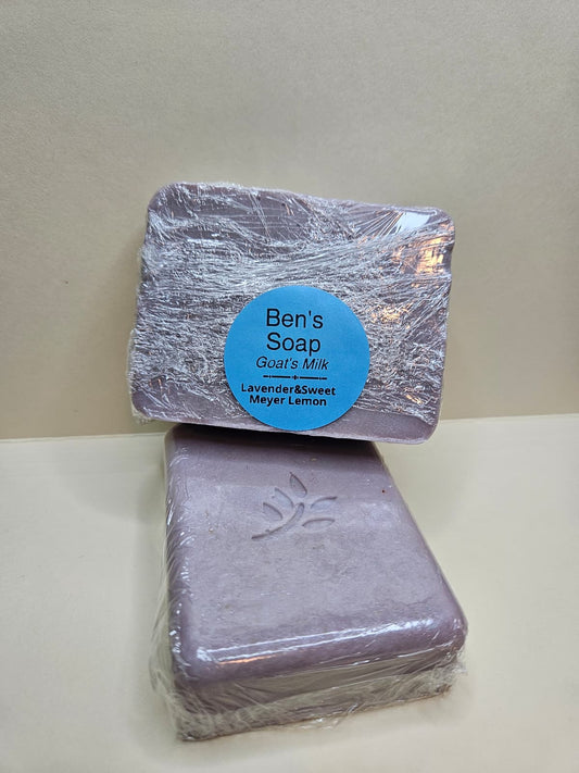 Lavender and Lemon Goat's Milk Soap
