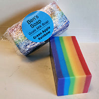 Green Apple Rainbow Goat's Milk Soap